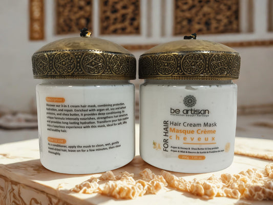 Intensive Repair Cream Mask – Argan, Honey, Shea & Soy Protein