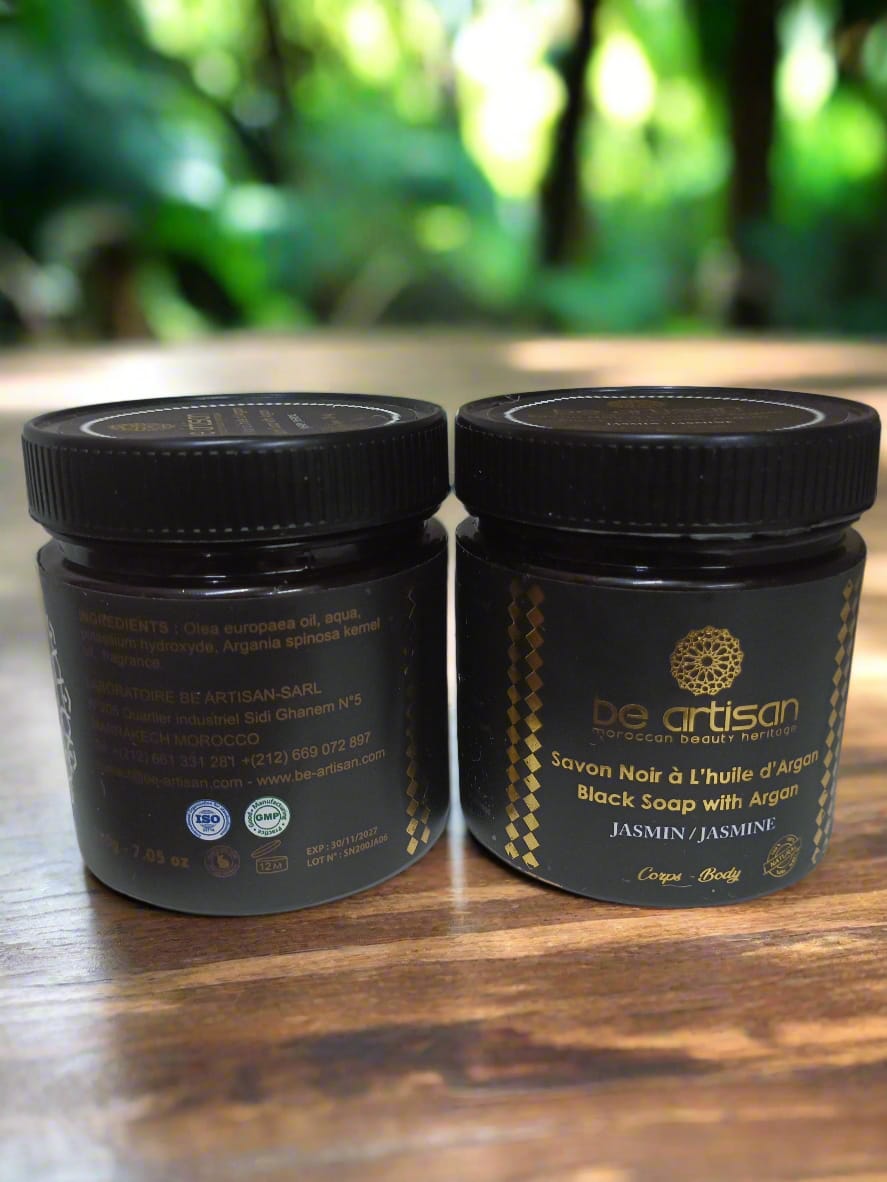 Black Soap Argan & Jasmine