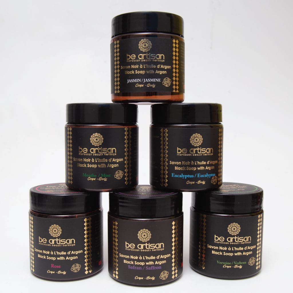 Black Soap Argan & Mint