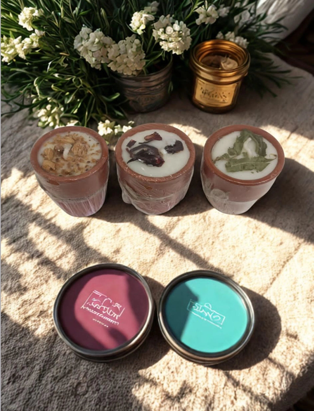 Scented Candles. Set of 3