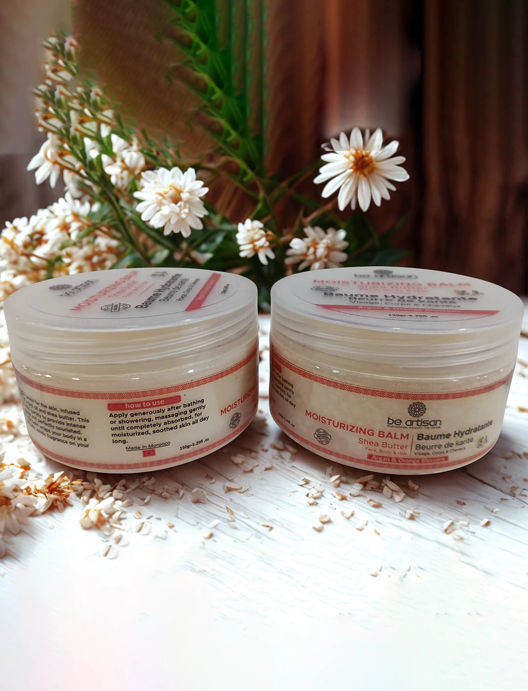 Shea Butter. Orange Blossom & Argan