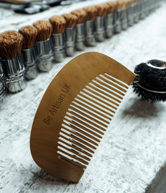 Men's Wooden Beard Comb